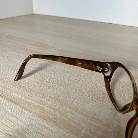 Ray-Ban RB4061 642 Sunglasses Tortoise Shell FRAMES ONLY Italy - Picture 4 of 8